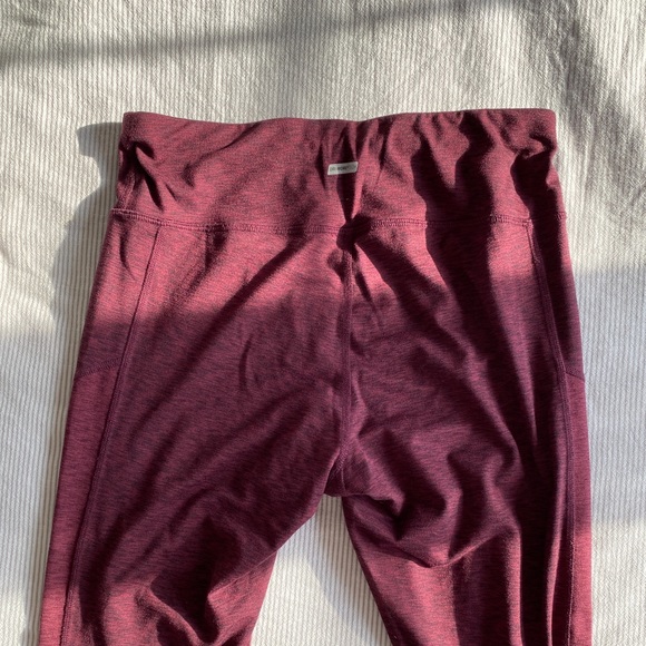 Deep Plum Crop Leggings - Picture 4 of 5